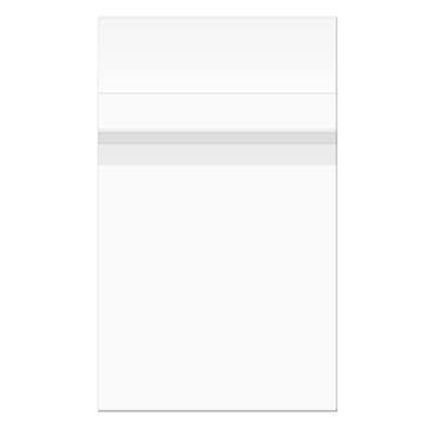 Biopåsar MILJÖ 10,8x15,6cm Transparent med Tejpremsa (100 st) [GC4X6PC]