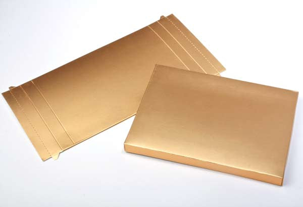 Papperslådor Guld 9,5x2,5x13,7cm (25 st) [GD31]
