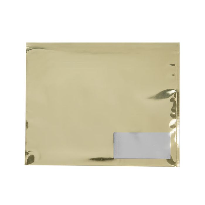 Metallic Gold Glamour Mailer + fönster 30,5 x 23 cm (100 st) [MMW129SG]