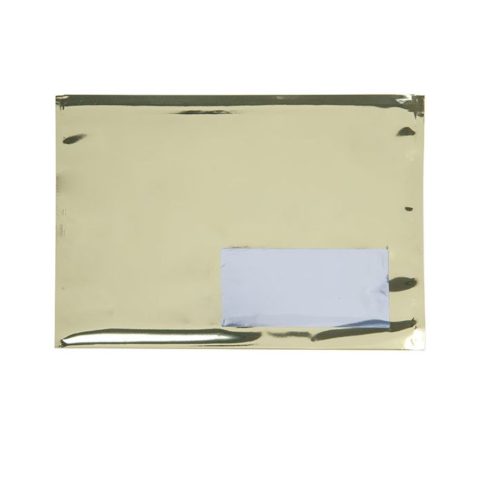 Glamour Mailer Metallic Gold + Window 24,1x15,2cm (100 st) [MMW96SG]