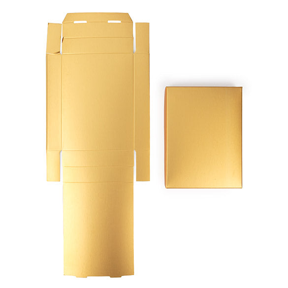 Papperslådor Guld 11,4x2,5x15,2cm (25 st) [GD17]