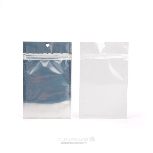 Blixtlåspåsar Transparent/Vit 7,5x11,5cm (100 st) [HZBB3CW]