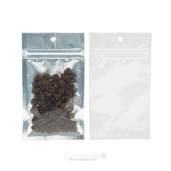 Blixtlåspåsar Transparent/Vit 7,5x11,5cm (100 st) [HZBB3CW]