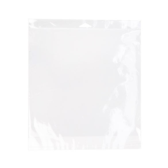 Cellofanpåsar med Eurohål 27,3x26cm Transparent med Tejpremsa (100 st) [HB1010]