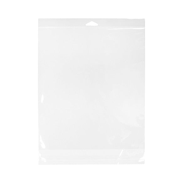 Cellofanpåsar med Eurohål 26x29,2cm Transparent med Tejpremsa (100 st) [HB1011]