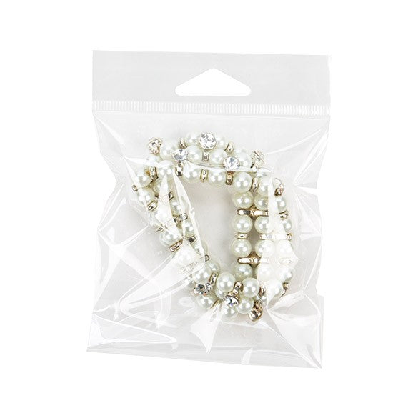 Cellofanpåsar med Eurohål 9,4x10,6cm Transparent med Tejpremsa (100 st) [HB3X4]