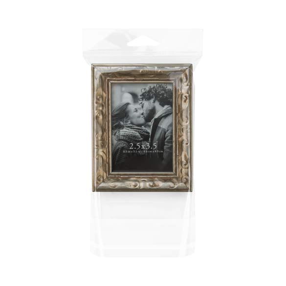Cellofanpåsar med Eurohål 10,8x15,6cm Transparent med Tejpremsa (100 st) [HB4X6]