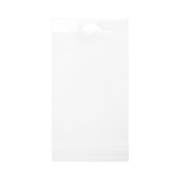 Cellofanpåsar med Eurohål 11,7x16,2cm Transparent med Tejpremsa (100 st) [HB4X6XL]