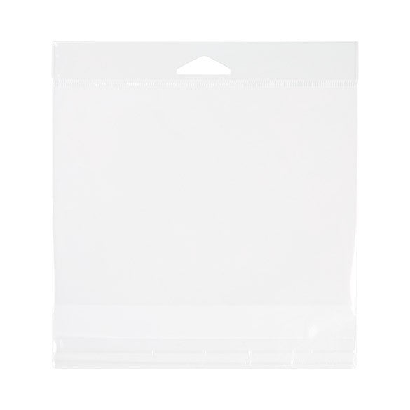 Cellofanpåsar med Eurohål 16,4x11,7cm Transparent med Tejpremsa (100 st) [HB56S]