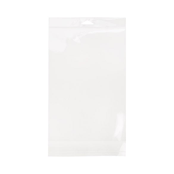 Cellofanpåsar med Eurohål 17,6x25,4cm Transparent med Tejpremsa (100 st) [HB610]