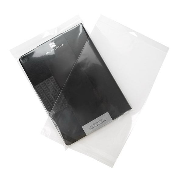 Cellofanpåsar med Eurohål 24,8x36,2cm Transparent med Tejpremsa (100 st) [HB912XL]