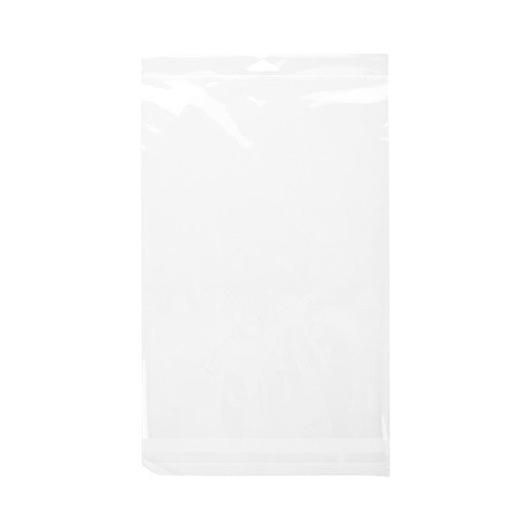 Cellofanpåsar med Eurohål 22,9x34,6cm Transparent med Tejpremsa (100 st) [HB913]