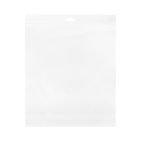 Cellofanpåsar med Eurohål 22,9x22,9cm Transparent med Tejpremsa (100 st) [HB9X9E]