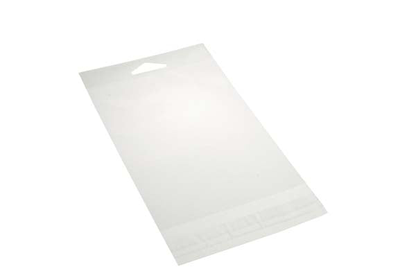 Cellofanpåsar med Eurohål 18,9x13,3cm Transparent med Tejpremsa (100 st) [HB5]