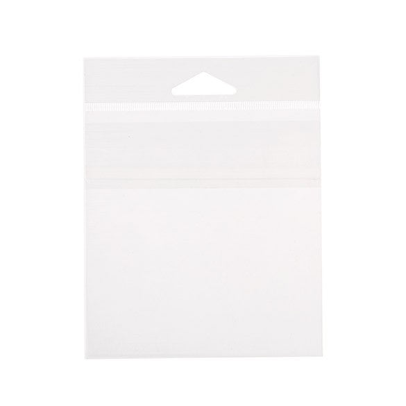 Cellofanpåsar med Eurohål 10,8x10,8cm Möjligt att fylla uppifrån (100 st) [HBT44]