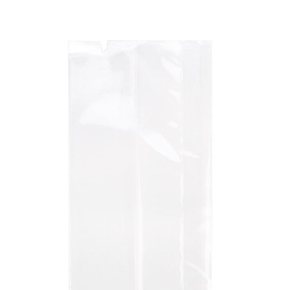 Plastpåsar 4,4x4,4x21,6cm med Sidoinvik Tung Kvalitet (100 st) [HDGB5]