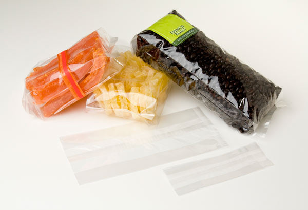 Plastpåsar 9,5x3,2x30,5cm laminerade och med Sidoinvik (100 st) [HDGB2]
