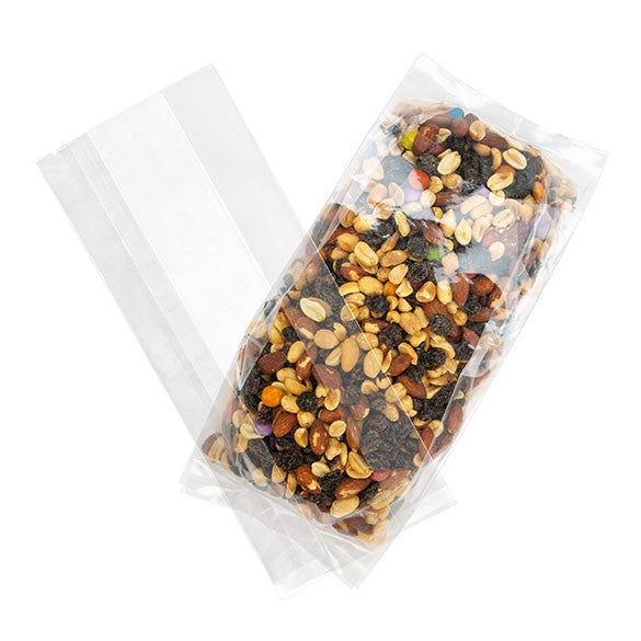 Plastpåsar 12,7x7,6x30,5cm laminerade och med Sidoinvik (100 st) [HDGB1]