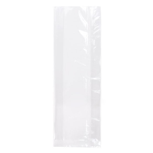 Plastpåsar 7,6x3,1x21cm med Sidoinvik Tung Kvalitet (100 st) [HDGB9]