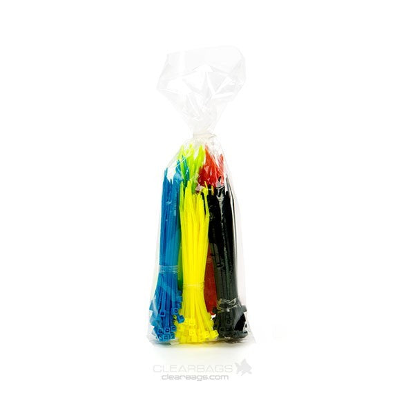 Plastpåsar 10,2x25,4cm polyeten Tung Kvalitet (500 st) [TFB2410]