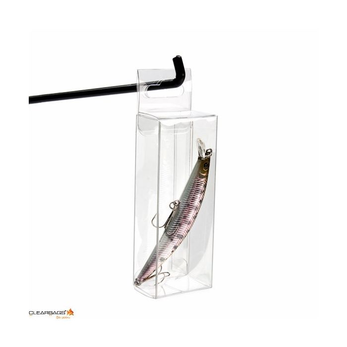 Plastlådor 3,8x2,5x10,2cm med Galge (25 st) [HFB219]