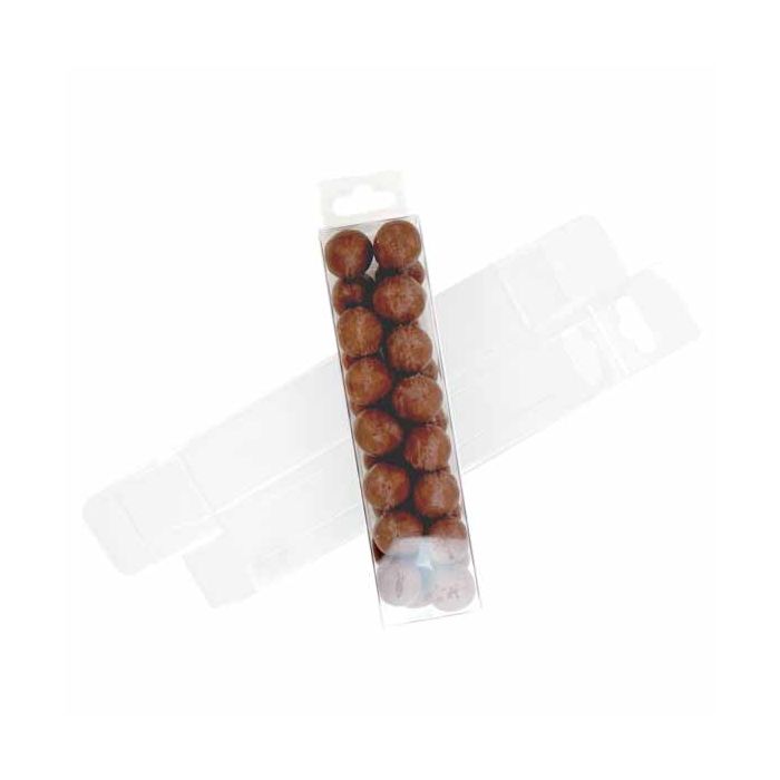 Plastlådor 3,8x3,2x15,2cm med Galge (25 st) [HFB221]