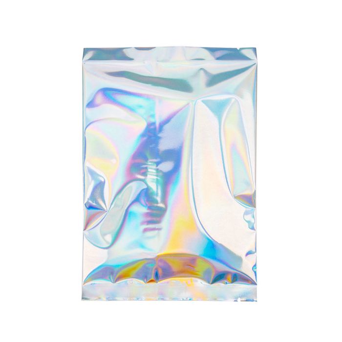 Holografiska metalliserade värmeförseglade påsar 12,7x17,8 cm (25 st) [SVP57H]
