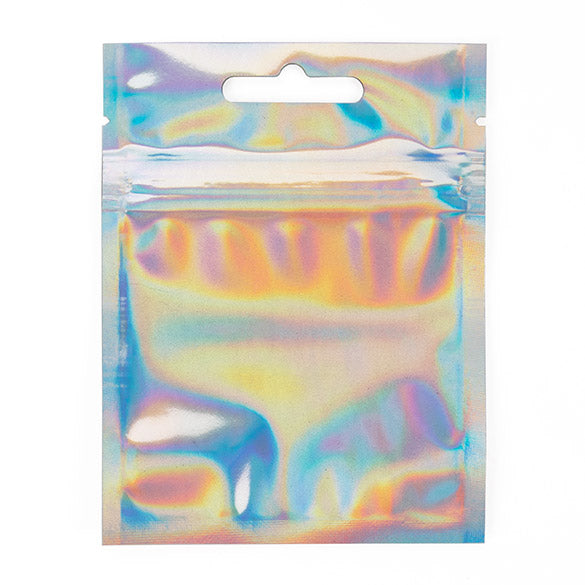Blixtlåspåsar Holographic 7,6x7,6cm (25 st) [HZBB33H]