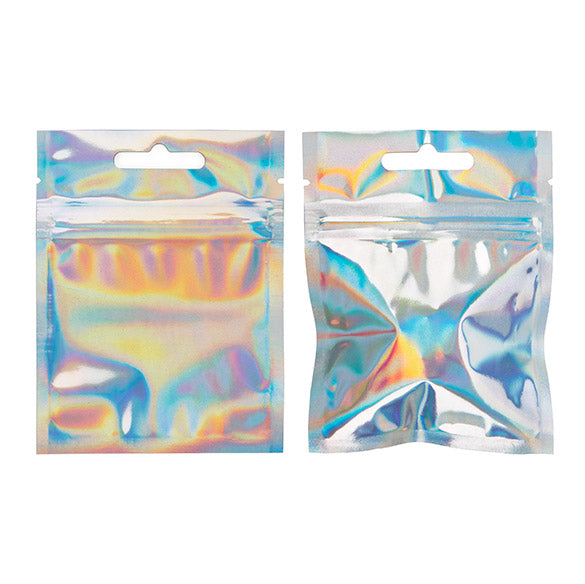Blixtlåspåsar Holographic 7,6x7,6cm (25 st) [HZBB33H]