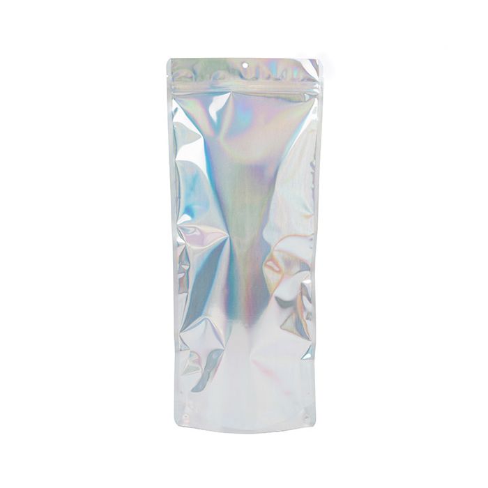 Stand Up Pouches Iridescent/Holographic 17,8x6x43,2cm With Hanghole