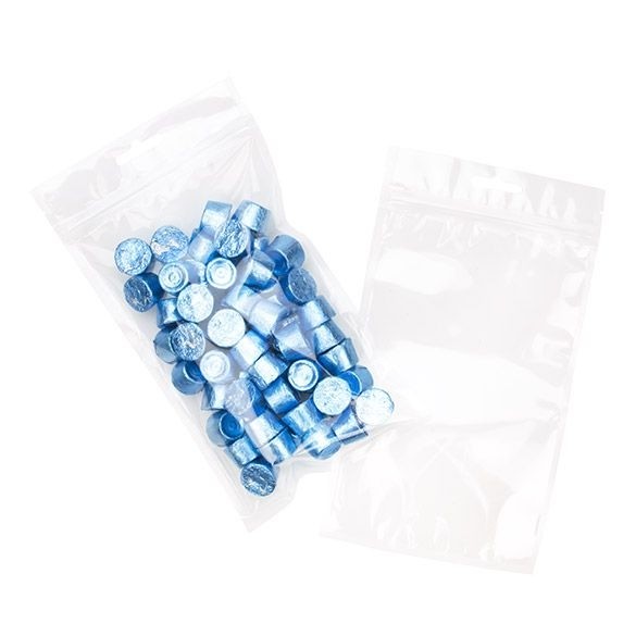 Blixtlåspåsar med Eurohål 12,7x20,8cm laminerade (100 st) [HZB6]