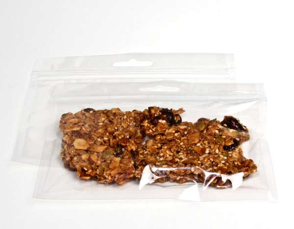 Blixtlåspåsar med Eurohål 22,9x10,2cm laminerade (100 st) [HZB94]