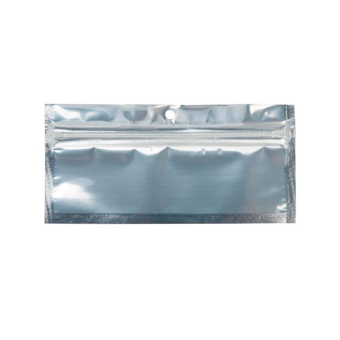 Blixtlåspåsar Transparent/Svart 14x4,5cm (100 st) [HZBB8CB]