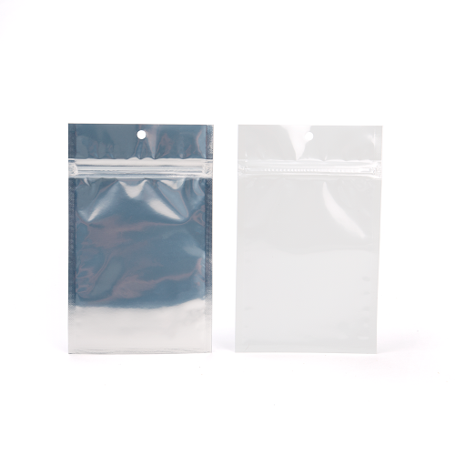 Grip Seal Bags Transparent/White 9x12.5cm