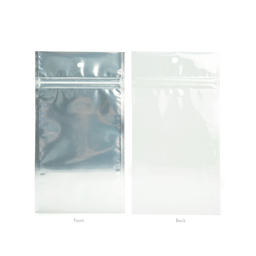 Grip Seal Bags Transparent/White 12.5x21cm