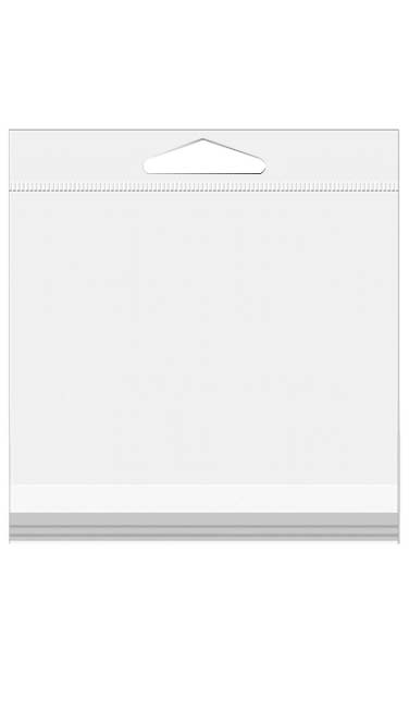 Headerbags 22.9x22.9cm Reclosable and Crystal Clear