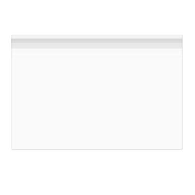 Plastic Bags 11.1x24.7cm Transparent Peel and Seal