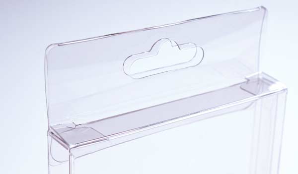 Plastic Gift Boxes 13.7x1.6x18.7cm with Hanger part