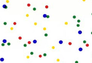 Tryckta Påsar Färgad Pricka 12,7x7,6x29,2cm med Sidoinvik (100 st) [G5MD1]