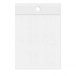 Grip Seal Bags with Hang hole 15x23cm PE 50 micron