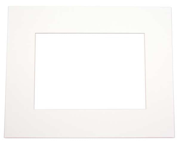 Passepartout Elfenben 39,7x49,9cm Fönster - Yttre storlek 50,8x61cm (10 st) [MS20123]