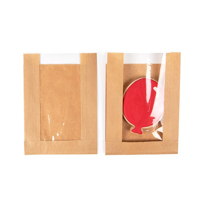 Kraftpåsar 13x2,9x17,8 cm med sidofals (100 st) [KBB6]