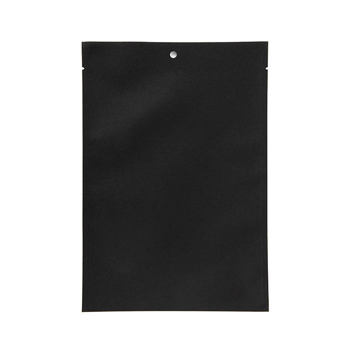 Kraft Bags Black Eco-fiendly 15,2x22,9 cm Sealable