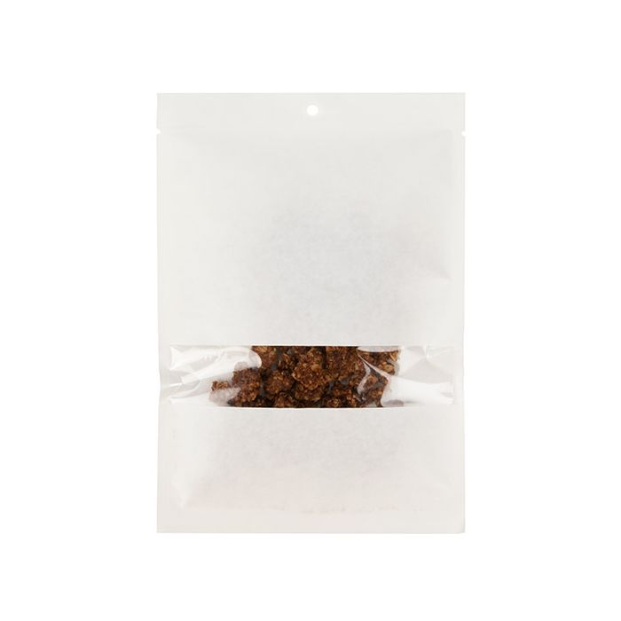 Kraftpåsar vita ekofiendly 15,2x22,9 cm förslutningsbara med fönster (100 st) [KHS69WKW]