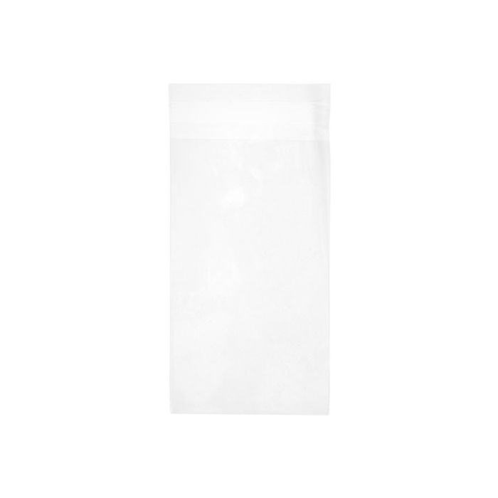 Plastpåsar 12.3x19cm Genomskinliga och återförslutningsbara (100 st) [KO-30154]