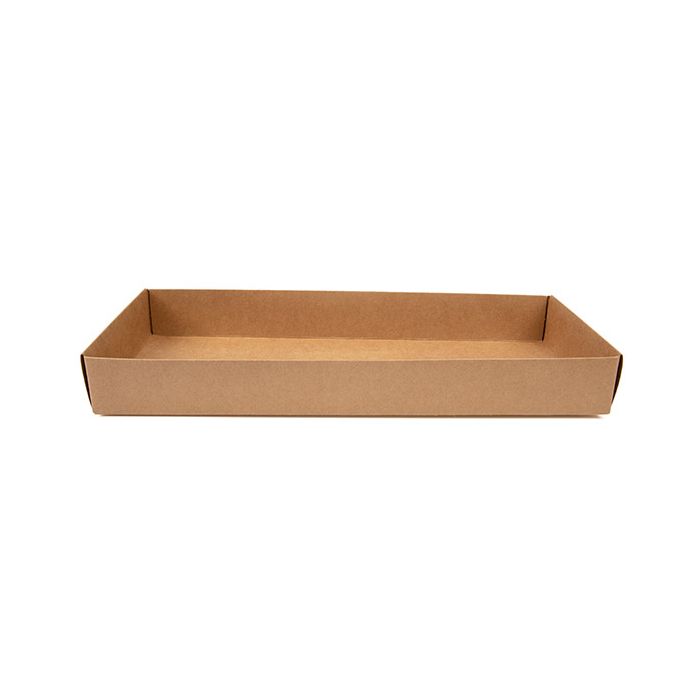 Presentförpackningar botten kraft 12,7x3,8x30,5 cm (25 st) [KR12]