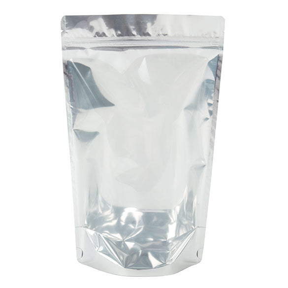 Stå upp påsar Transparent/Kraft 17x9x28,5cm | 340 gram (100 st) [ZBGK4]