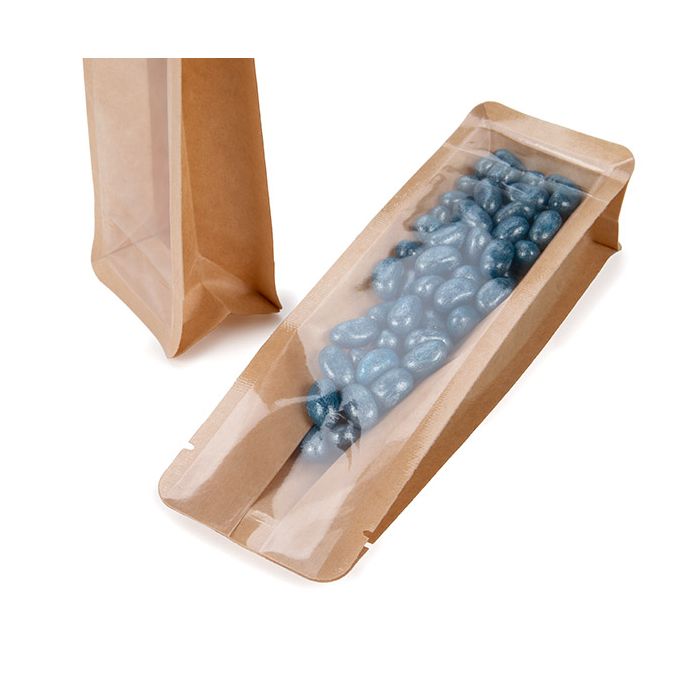 Blockbottenpåsar Kraft 6x5,1x19,1 cm (100 st) [BB1K]