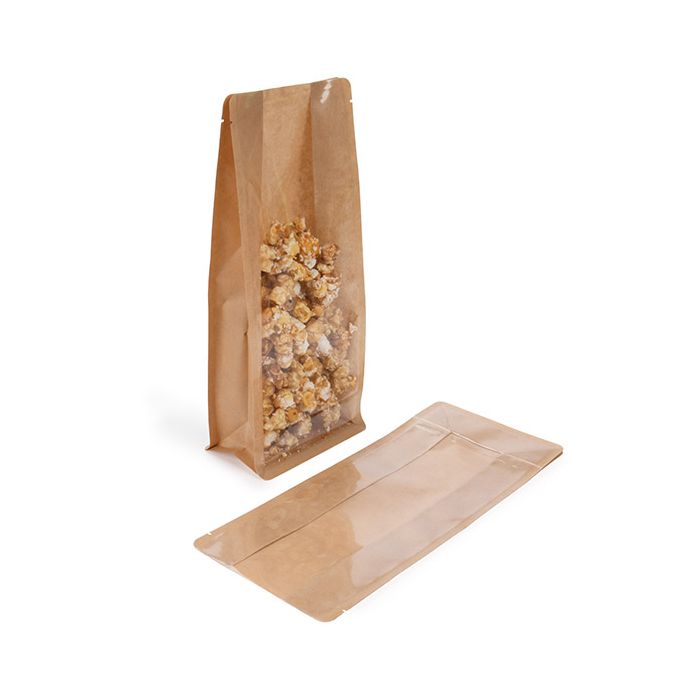 Blockbottenpåsar Kraft 12,7x7,6x30,5 cm (100 st) [BB3K]