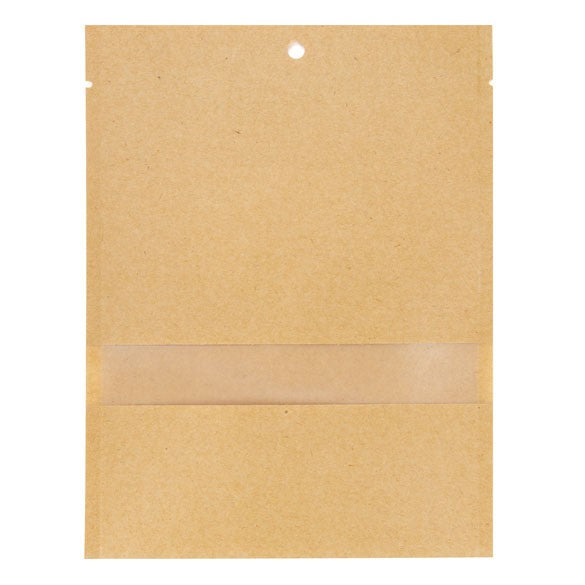 Kraftpåsar Förseglingsbar 12,7x17,8cm med Fönster (100 st) [KHS57MW]